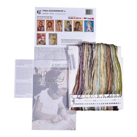 Набор для вышивания "Мадонна", канва лён 36 ct. Арт 560