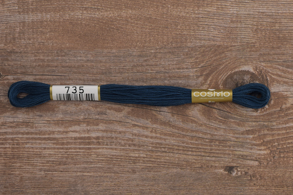 Мулине COSMO однотонный цвет  735       . Арт 25-6/735       