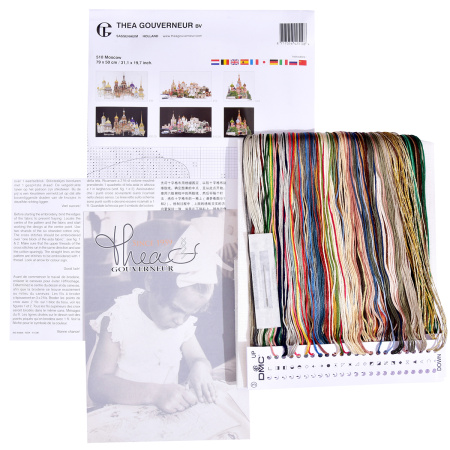 Набор для вышивания "Москва", канва лён 36 ct. Арт 510                     