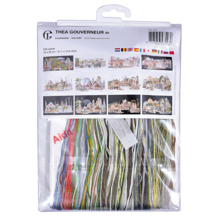 Набор для вышивания "Япония", канва аида 18 ct. Арт 548A