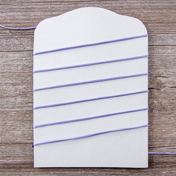 Шнур атласный мини-рулон, 1,5 мм, 4,5 м, цвет 08, сиреневый. Арт P00470-1,5мм-08         