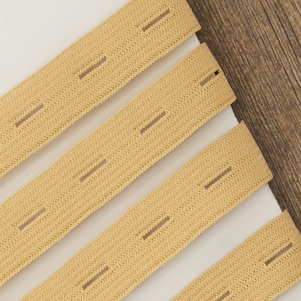 Резинка перфорированная, 15 мм, цвет бежевый. Арт 854128210L2947          