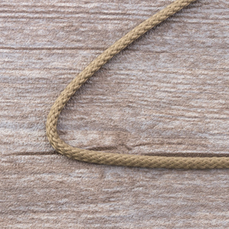 Шнур плетеный SPIRAL ( SAFISA), 4 мм, 25 м, цвет персиковый айвори. Арт 25281-4-21