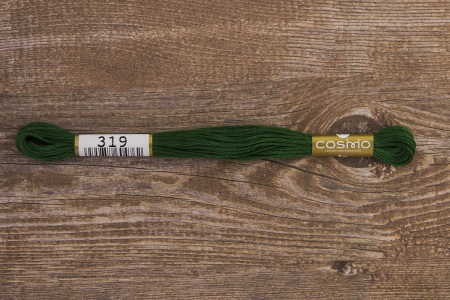 Мулине COSMO однотонный цвет  319       . Арт 25-6/319       