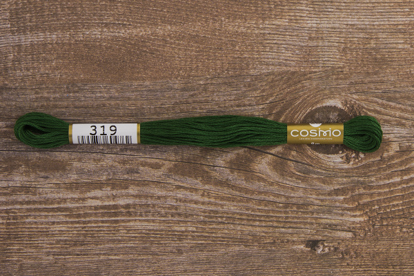 Мулине COSMO однотонный цвет  319       . Арт 25-6/319       