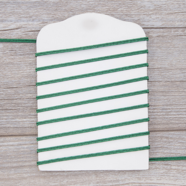 Шнур-сутаж PEGA, темно-зеленый, 3 мм. Арт 841113909A7801