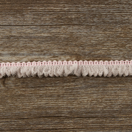 Тесьма декоративная, 17 мм, цвет розовый. Арт 2209/32