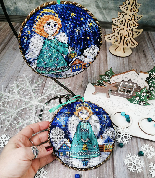 Набор для создания пинкипов "Ангелы Рождества". Арт 21.002.29