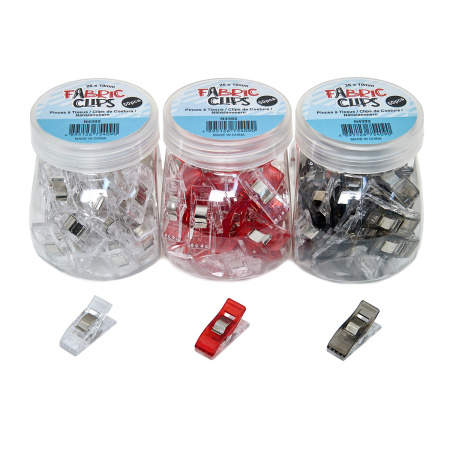 Фиксаторы для ткани, 18 шт. в картонном прикассовом стенде. Арт N4392