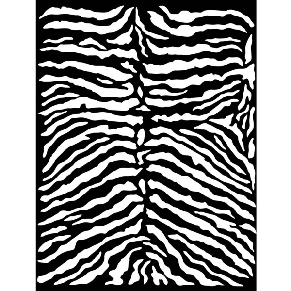 Трафарет "Savana zebra pattern" 3D эффект. Арт KSTD101