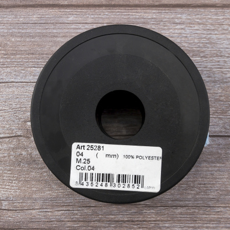 Шнур плетеный SPIRAL ( SAFISA), 4 мм, 25 м, цвет голубой светлый. Арт 25281-4-04