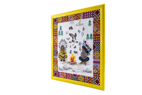 Вышитая картина "Древние духи". Арт Модель 09.003.03