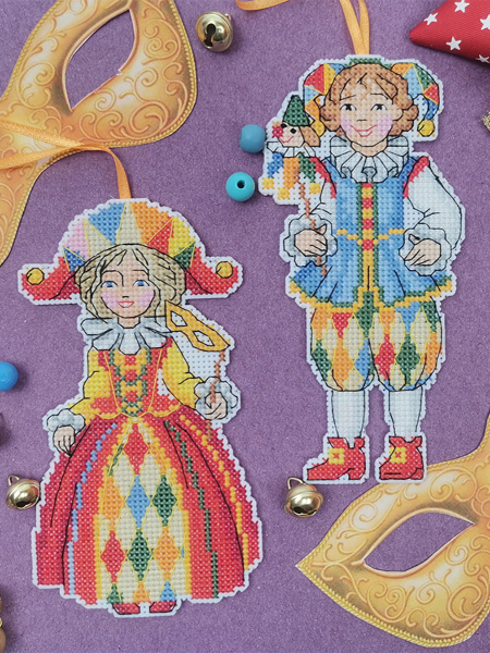 Набор для вышивания на пластиковой канве "Карнавал". Арт 23.001.09