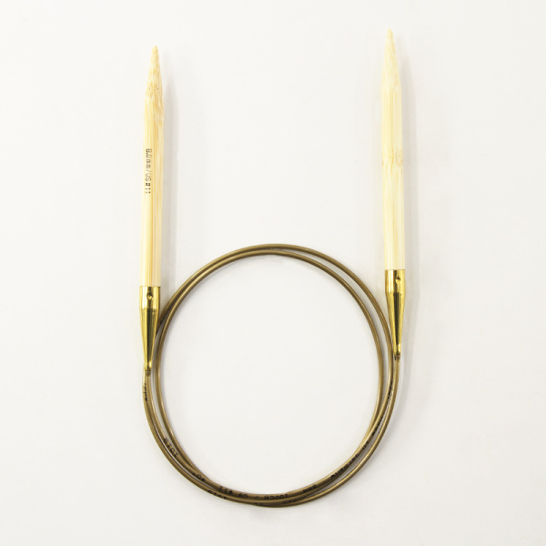 Спицы, круговые, бамбук addiNature BAMBOO №8, 100 см. Арт 555-7/8-100