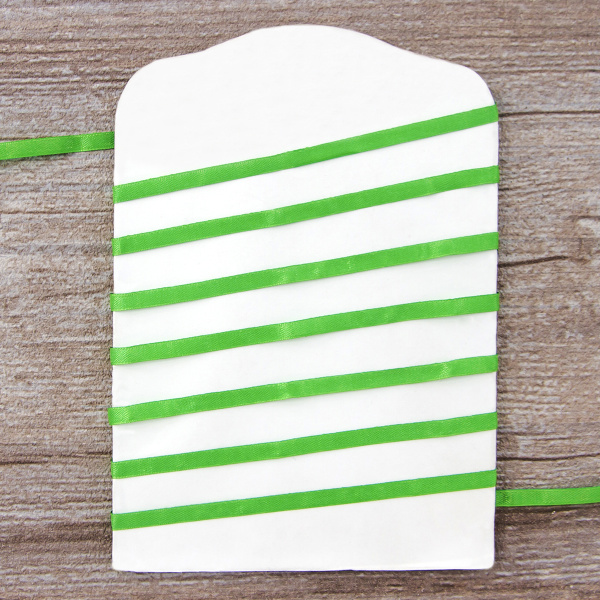 Лента для вышивания SAFISA на блистере, 4 мм, 5 м, цвет 62, майская зелень. Арт P111-4мм-62             