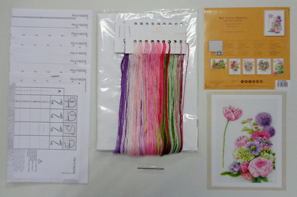 Набор для вышивания "Floral cotton candy"  . Арт PN-0196208