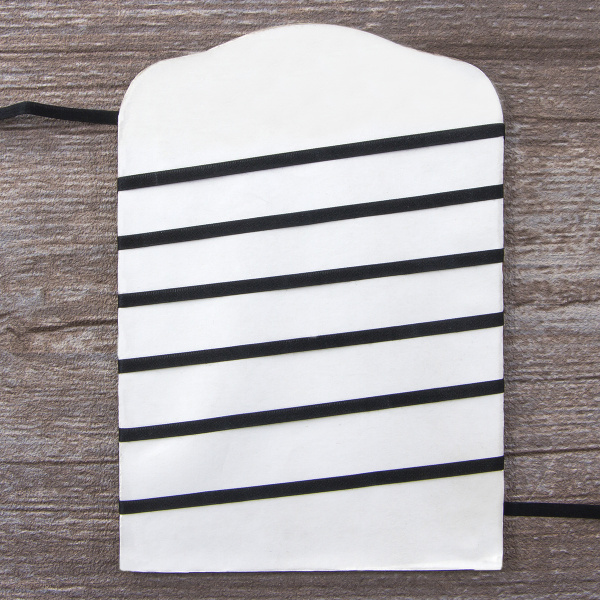 Лента для вышивания SAFISA на блистере, 4 мм, 5 м, цвет 01, черный. Арт P111-4мм-01             