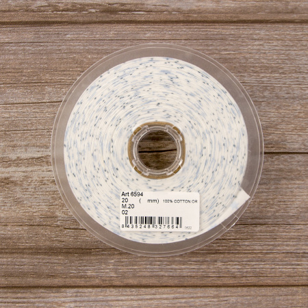 Косая бейка с рисунком SAFISA, арт.6594, 20 мм, 20 м, цвет 02. Арт 6594-20мм-02