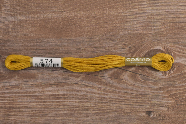 Мулине COSMO однотонный цвет  574       . Арт 25-6/574       