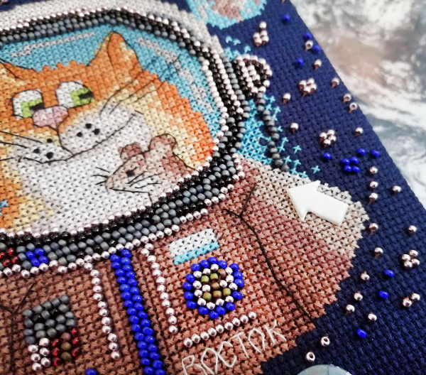 Набор для вышивания  "Вместе, хоть в космос". Арт 13.003.31