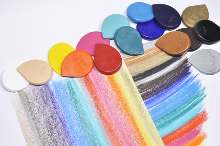 Пастель восковая для рисования Boya, набор мелков. Арт 16 SET