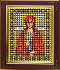 Набор для вышивания бисером Икона "Святая великомученица Маргарита"