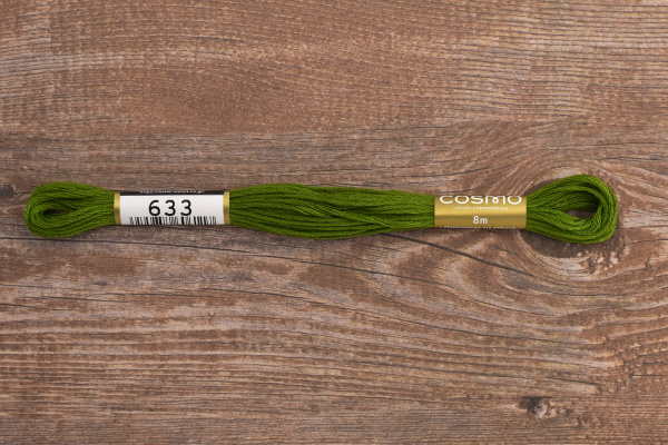 Мулине COSMO однотонный цвет  633       . Арт 25-6/633       