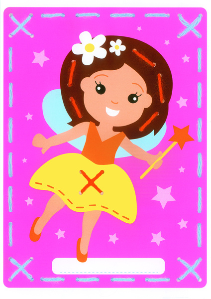 Набор для вышивания "Фея и принцесса"на перфорированной бумаге. Арт PN-0157764