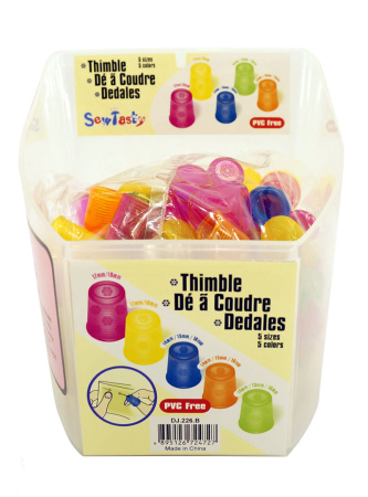 Набор пластиковых наперстков в боксе, 100 шт. Арт DJ.226.B      