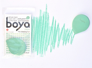 Пастель восковая для рисования Boya, мелок. Арт 1 SET/JADE GREEN