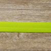 Косая бейка хлопок/полиэстер 20 мм, 25 м, цвет 73, желто-зеленый. Арт 6120-20мм-73            