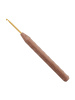 Крючок вязальный с ручкой из грецкого ореха addiNature Walnut Gold, №2,5, 16 см. Арт 588-2/2.5-16