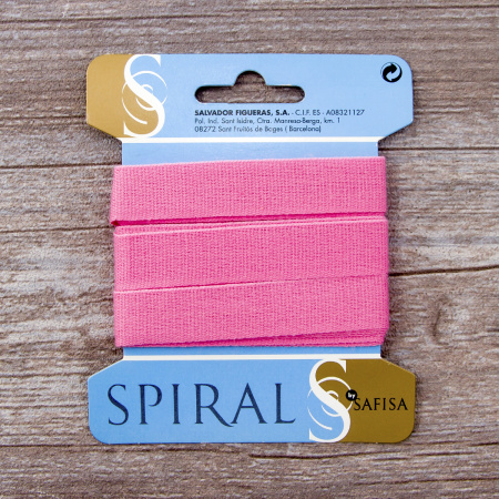 Тесьма киперная хлопковая на блистере SAFISA, 14 мм, 2,5 м , цвет 05, розовый. Арт P00260C-14мм-05         