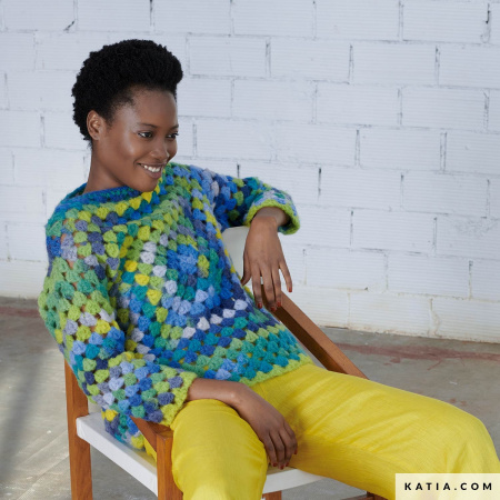 Журнал с моделями по пряже Katia CONCEPT Multicolor №1. Арт 6292