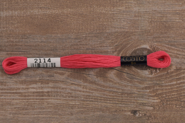 Мулине COSMO однотонный цвет  2114      . Арт 25-6/2114      