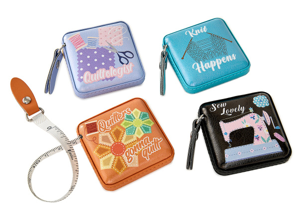 Сантиметр-рулетка 150см/60", 4 дизайна, 20 шт. в прикассовом стенде. Арт N4395.1