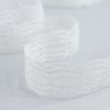 Мерсеризованное хлопковое кружево, 33 мм, цвет белый. Арт 2205/01
