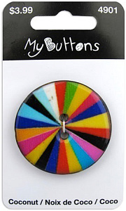 Пуговица My Buttons - Coconut "Arcade Wheel"