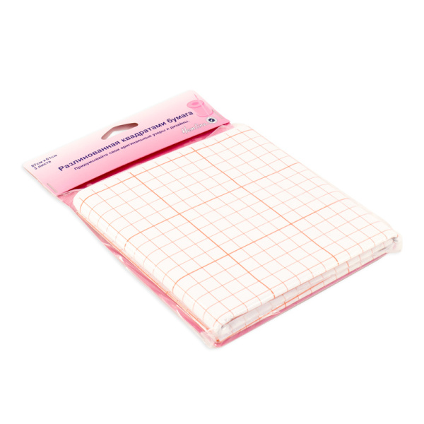 Бумага разлинованная квадратами, градация в см. Арт 751                     