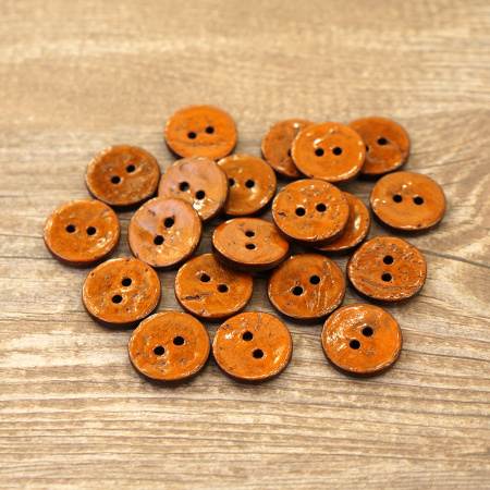 Пуговицы CONCEPT, размер 24, кокос, цвет COL.3 бронзовый. Арт 1919H-024-COL.3