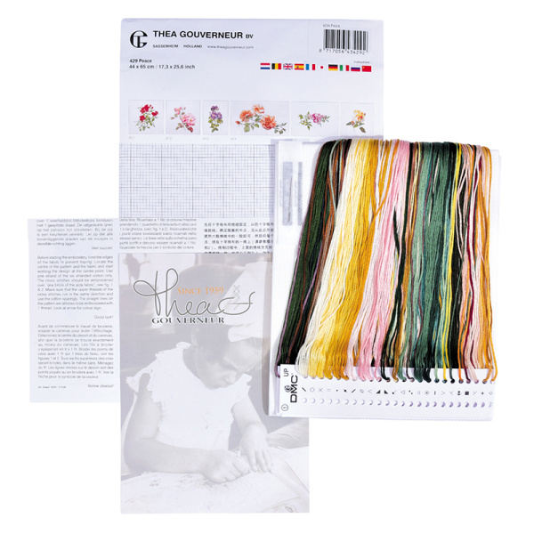 Набор для вышивания "Роза Мира", канва аида 18 ct. Арт 429A                    