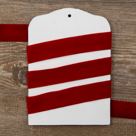 Резинка-бейка, 20 мм, цвет красный. Арт 9883-20/1406