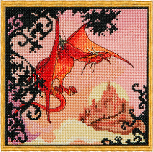 Набор для вышивания "Dragon Rouge" (Красный дракон)