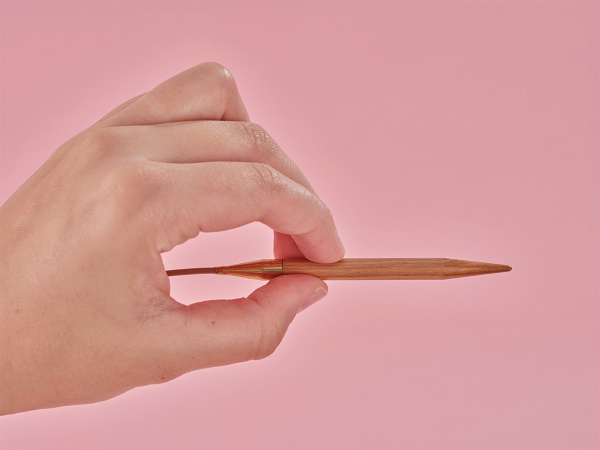 Спицы круговые из оливкового дерева, addiNature Short №4.5, 80 см . Арт 574-7/4.5-80