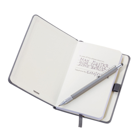 Блокнот с шариковой ручкой TROIKA . Арт NPP28/YE