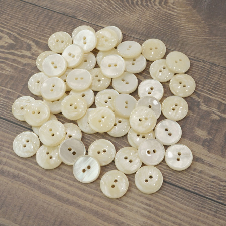 Пуговицы CONCEPT Mother of Pearl, размер 24, полиэстер, цвет COL.1 Australian. Арт 75315-024-COL.1AUSTRALIAN