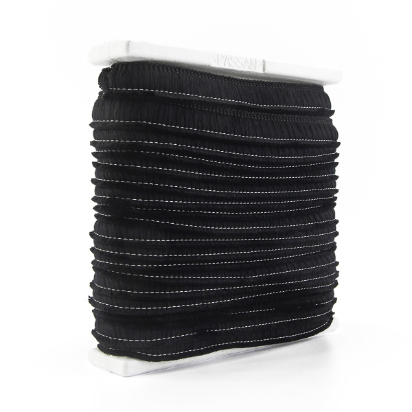 Бахрома декоративная, 30 мм, цвет черный. Арт BT - 30c - col.B-24