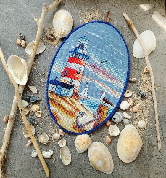 Набор для изготовления пинкипа "Прибрежный маяк". Арт 21.003.19