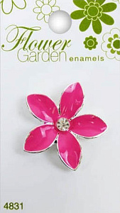 Пуговицы Flower Garden enamels