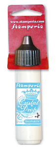 Лак для финишного покрытия «Cristal Drop» с эффектом "перламутра" в мини-упаковке